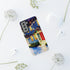 Festive Christmas Decorations on a Row of Townhomes - Impact Resistant Phone Case